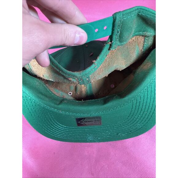Vintage Pioneer Seed Green Snapback Trucker Hat K Product - Picture 5 of 5